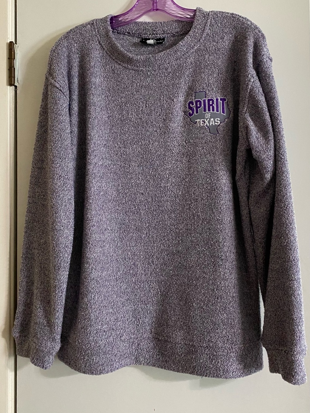 boxercraft spirit of Texas Lavender Pullover Sweatshirt